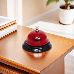 呼叫铃吧台出餐铃按铃器金属直播间小铃铛抢拍拍打提醒手摇抢答铃