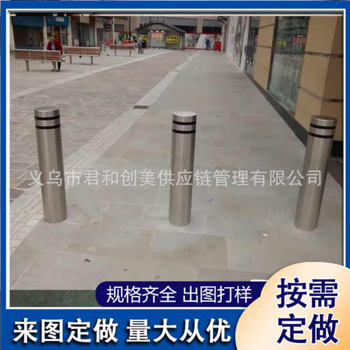 桩止东莞警示动车路预埋柱酒店不锈钢商场车档可柱多用广东钢管移