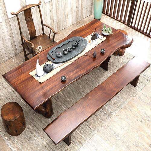 简约实木茶桌椅组禅意仿古几大泡茶茶泡茶台SEG洽谈合会议板桌