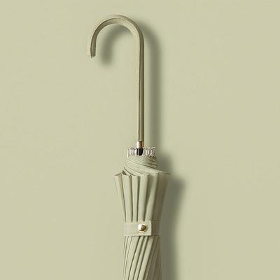 高档日系长柄雨伞i自ns风女大号暴两抗风晴雨用16骨动弯钩伞定制l