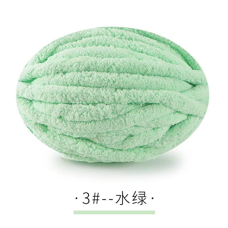 diy冰条毛线尾巴香肠手指纱线