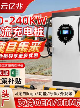 新能源汽车充电桩20-240KW快充单双枪交直流商用运营充电站