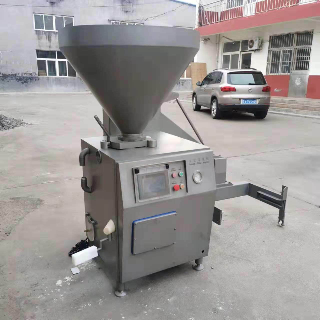 宠物肠灌肠机液压式肉枣肠灌肠机器全自动排骨肠灌肠设备