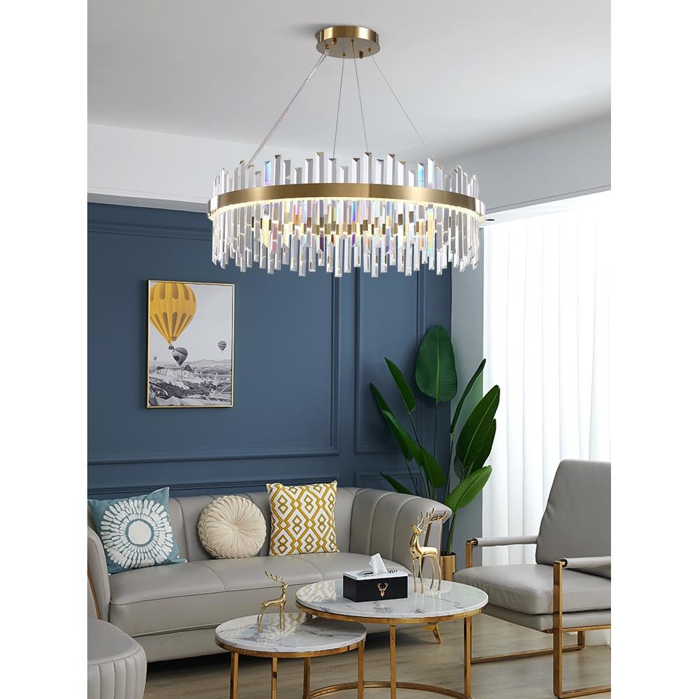 灯奢MX19026水晶灯客厅吊后现代灯具厅卧室餐吊灯简约现代大气LE