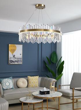 灯奢MX19026水晶灯客厅吊后现代灯具厅卧室餐吊灯简约现代大气LE