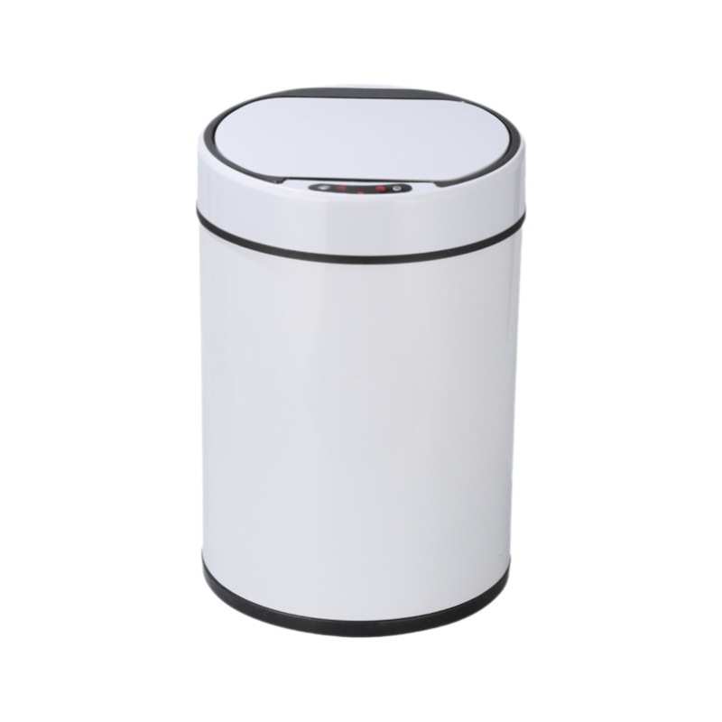 充电款智能感应垃圾桶创意家用厨房卫生间带盖不锈钢烤漆垃圾收纳