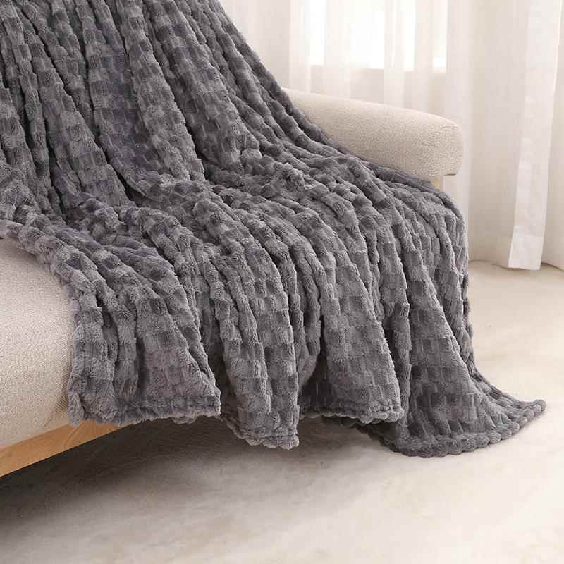 夏芙季塔绒毯毛毯加厚沙办公室盖毯家1130-1用毛毯法兰绒毛厂发家