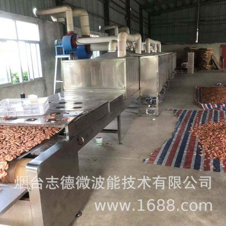 柜式微波烤虾设备连续式烤虾微波烘干设备微波烘干烤虾设备微波