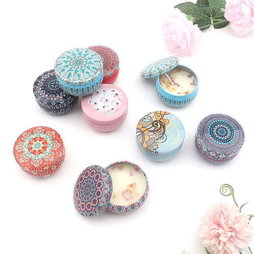 伴手礼跨境大豆花香蜡烛蜡烛蜡片