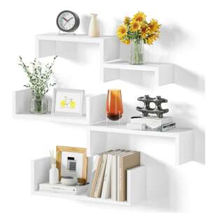 跨境墙上隔板置物架木质卫生间壁挂式洗漱用品架卧室客厅装饰架