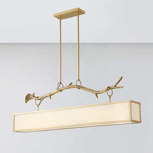 现代简约新中式 茶室禅意吊灯设计师中国风别墅样板房书房LED吊灯