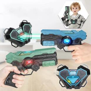 Electric Wea Battle Guns Toy Infrared Set Gun Game Tag Laser