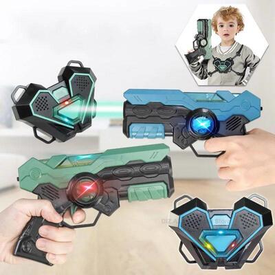 Laser Tag Battle Game Gun Set Electric Infrared Toy Guns Wea