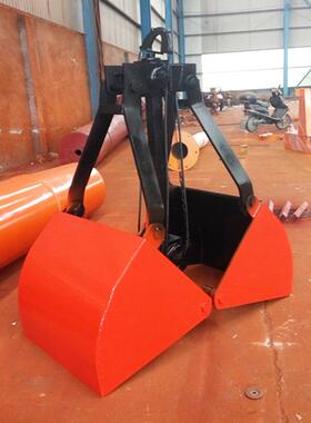 厂家销售0.3立方单绳悬挂式斗 0.5立抓清IWV方四绳抓料梅斗 淤花