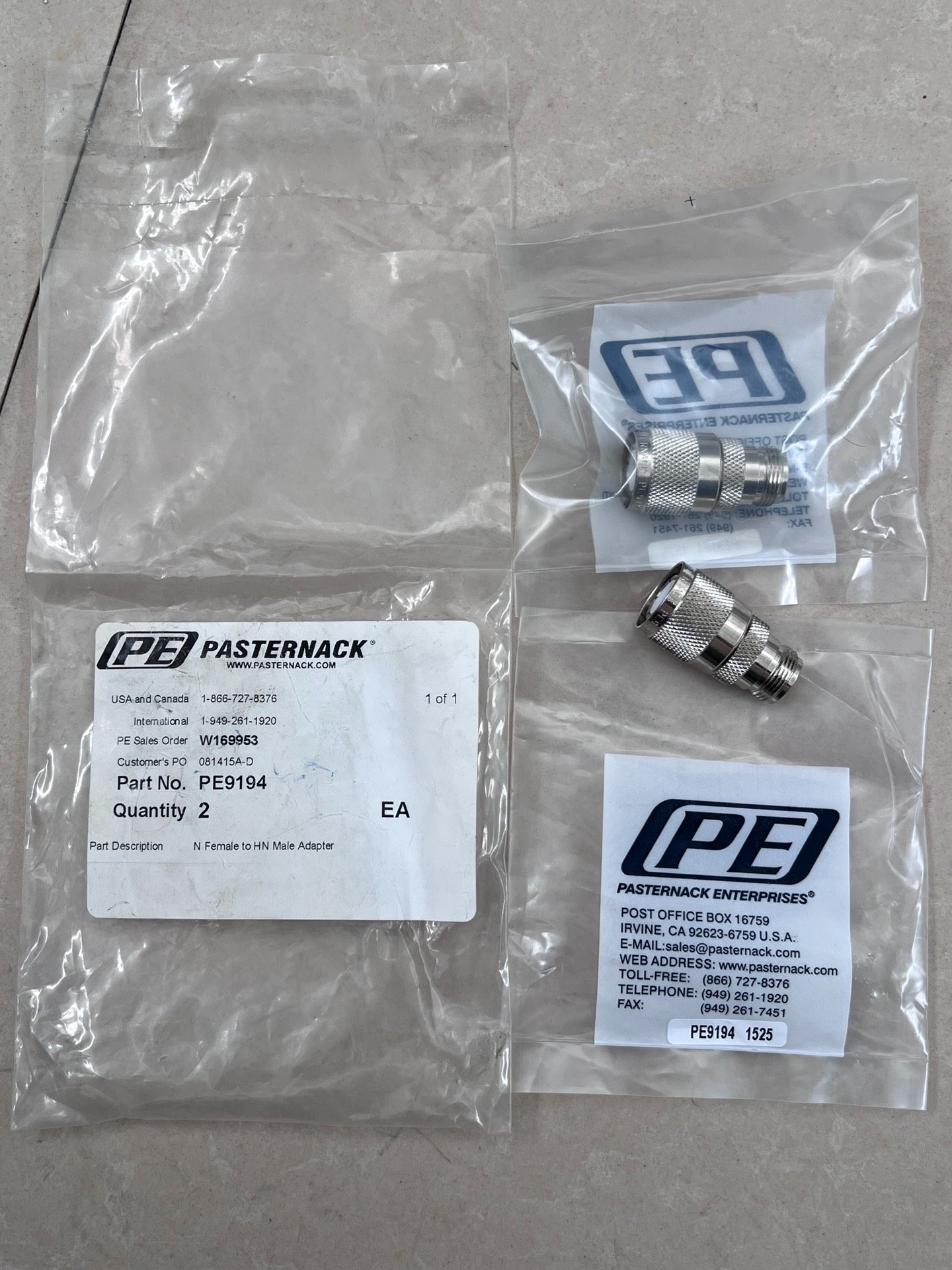 全新Pasternack PE9194 转接头 原装正品 实