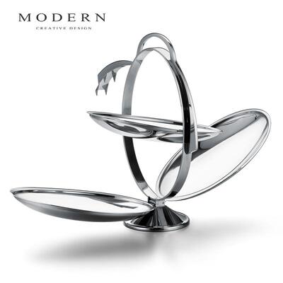 高档摩登MODERN欧轻奢折盘叠店蛋糕架下午茶点北心水果酒用品乔迁