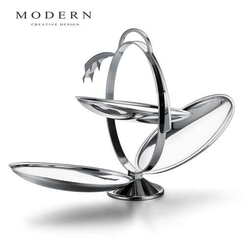 高档摩登MODERN欧轻奢折盘叠店蛋糕架下午茶点北心水果酒用品乔迁