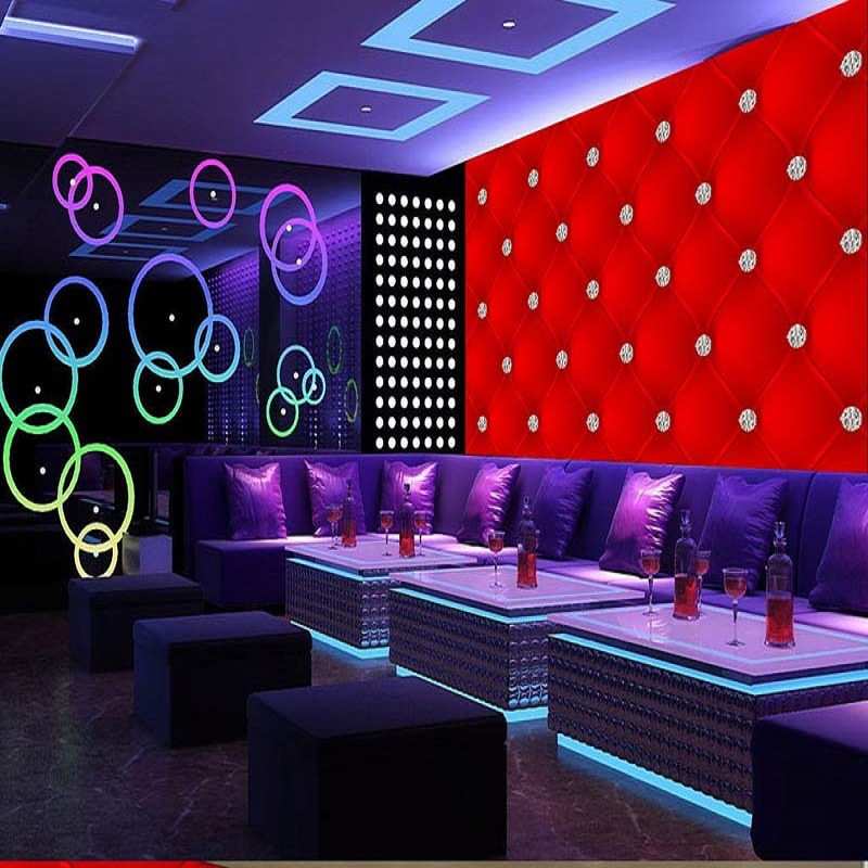 KTV背景墙隔音吸音软包 酒吧包间装修软包酒店软包贝克云软包工厂