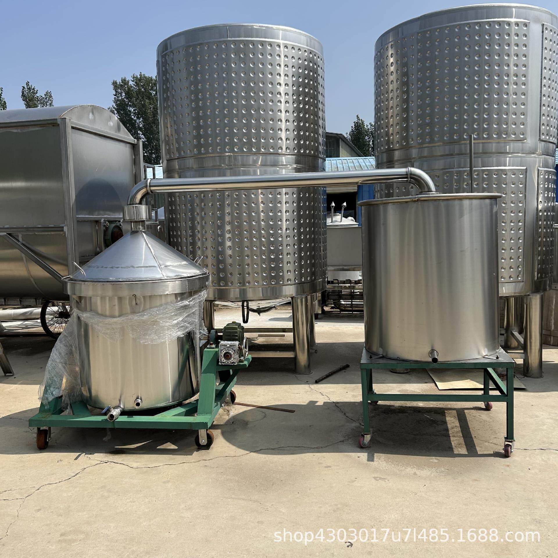 蒸汽加热不锈钢酒锅家用酿酒设备玉米高粱蒸馏设备单层固定锅