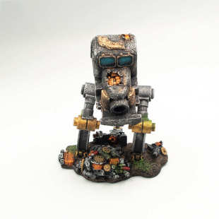 厂家现货鱼缸造景创意摆件汽车人鱼虾躲避洞穴鱼缸造景装饰品