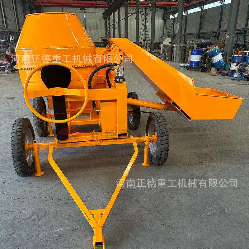 式混凝土滚筒搅拌机搅卫539星拌小型立柴机油移动家用水泥砂浆搅