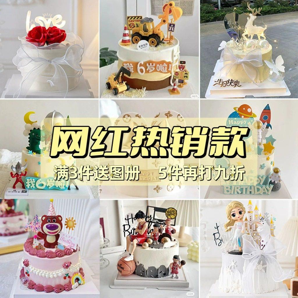 蛋糕模型仿真2025新款网红欧式水果流行创意生日假蛋糕模具可定制