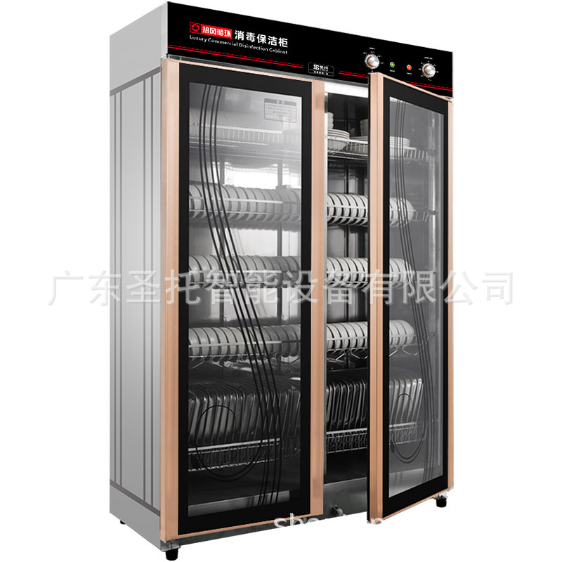 双开门消毒柜 立式商用消毒碗柜 厨房低温消毒柜 臭氧消毒柜