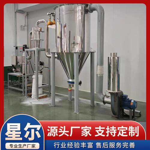 实验室气流粉碎机大WSX型工用机业轻烧镁超磨细粉碎机气流粉碎细