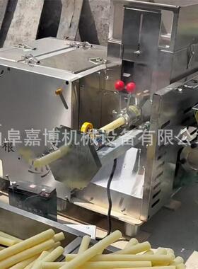 缸箱式双头爆米花机直管切断 十多种粮食混合膨化机 15种花型