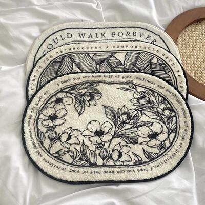 ins Korean style carpet bathroom floor mats bathroom toilet