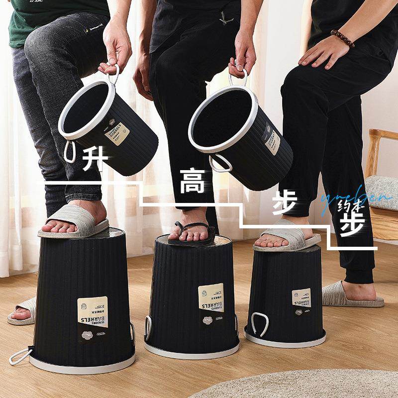 带压圈20l大容量大号厨房用垃圾桶大号家用20升客厅无盖北欧风ktv