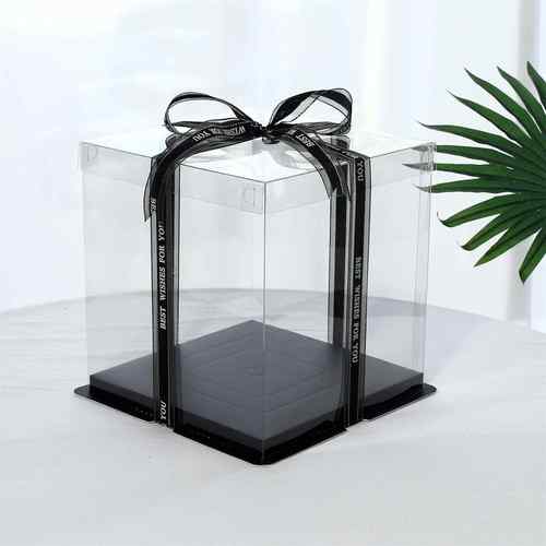 蛋糕盒4寸6寸8寸10寸12寸14寸16寸单双高烘焙包装生日透明蛋糕盒