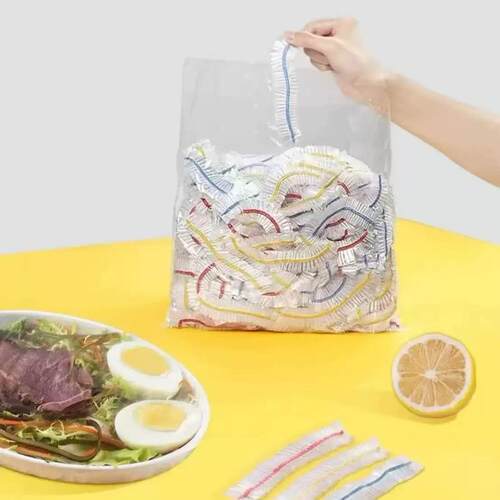 Plastic wrap cover for preventing flies and insects, disposa