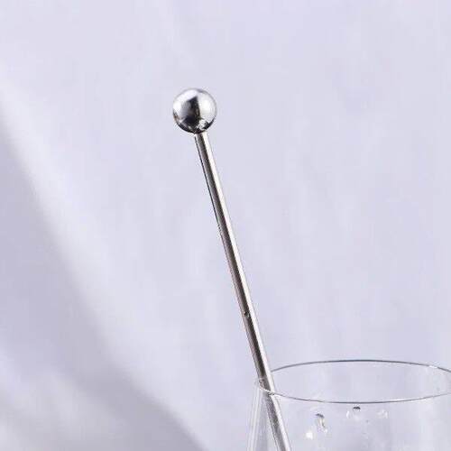 10 Pcs Metal Coffee Stir Sticks Cocktail Skewers for