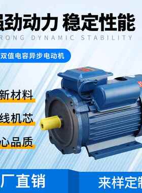 单相双值电容异步电动机YL90-1.1W-4B35/220V50HZ60HZ水泵电机