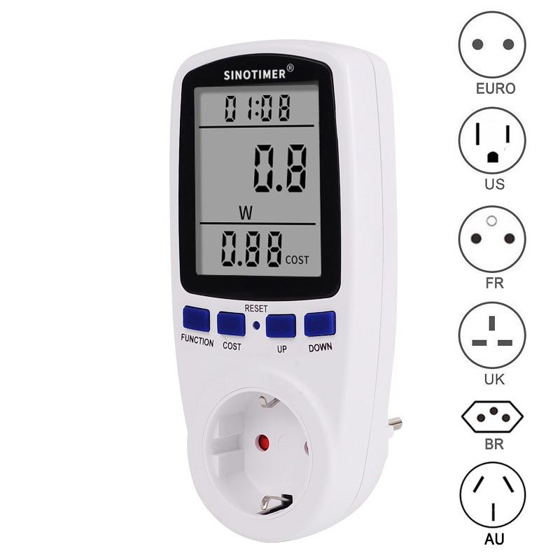 DDS108 家用智能电能表功率计费计量插座 230V