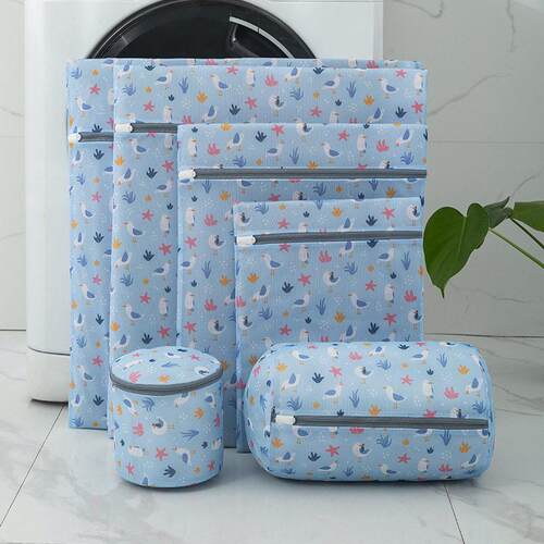 5 Patterns Printing Laundry Bags Underwear Bra Machine Mesh