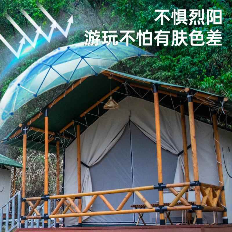 营地木屋帐篷餐户外网红移动厅民宿帐篷外木A2023126结构住宿酒店