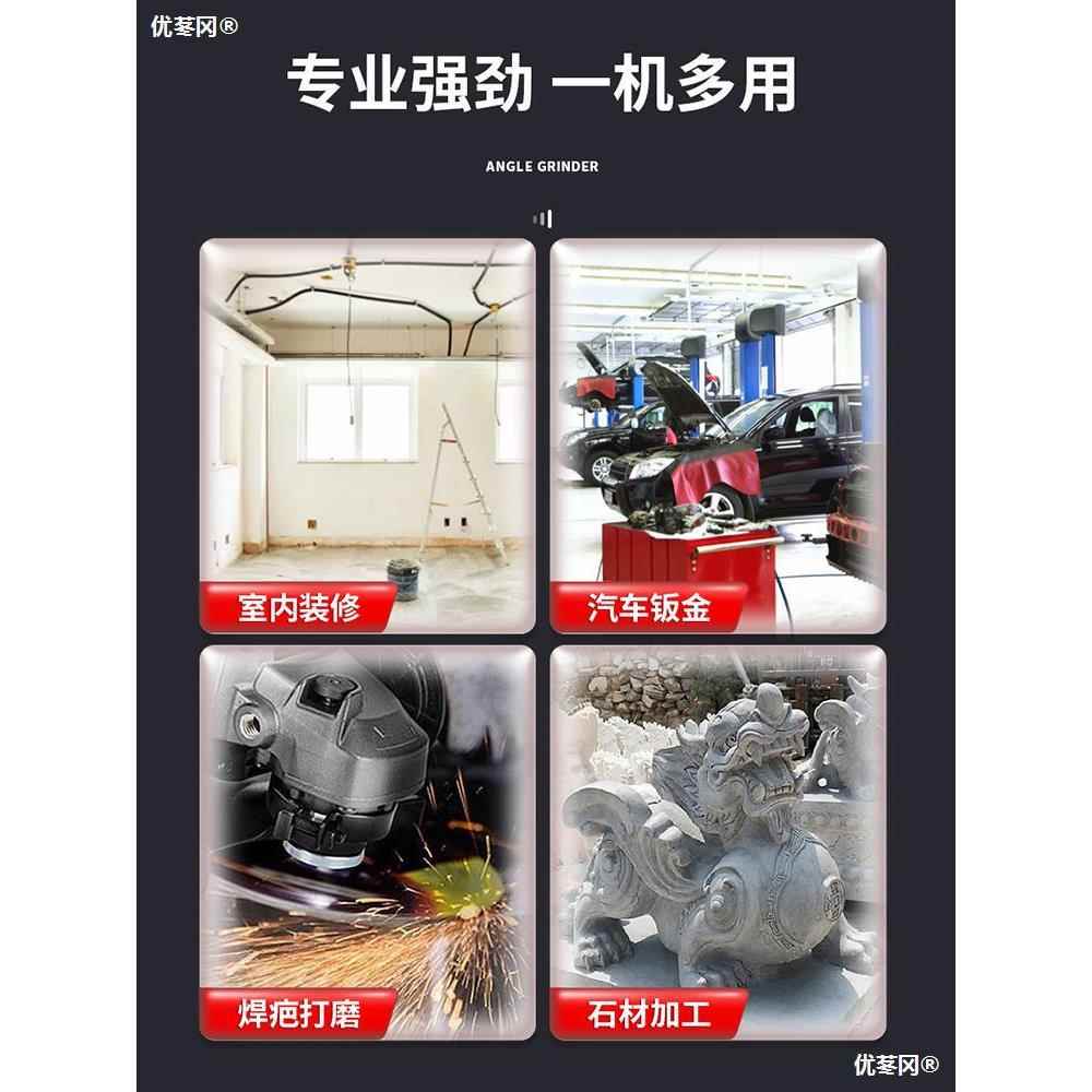 无刷角磨机220V交大功率功能电机动手多磨打流磨抛光WGK机切割磨