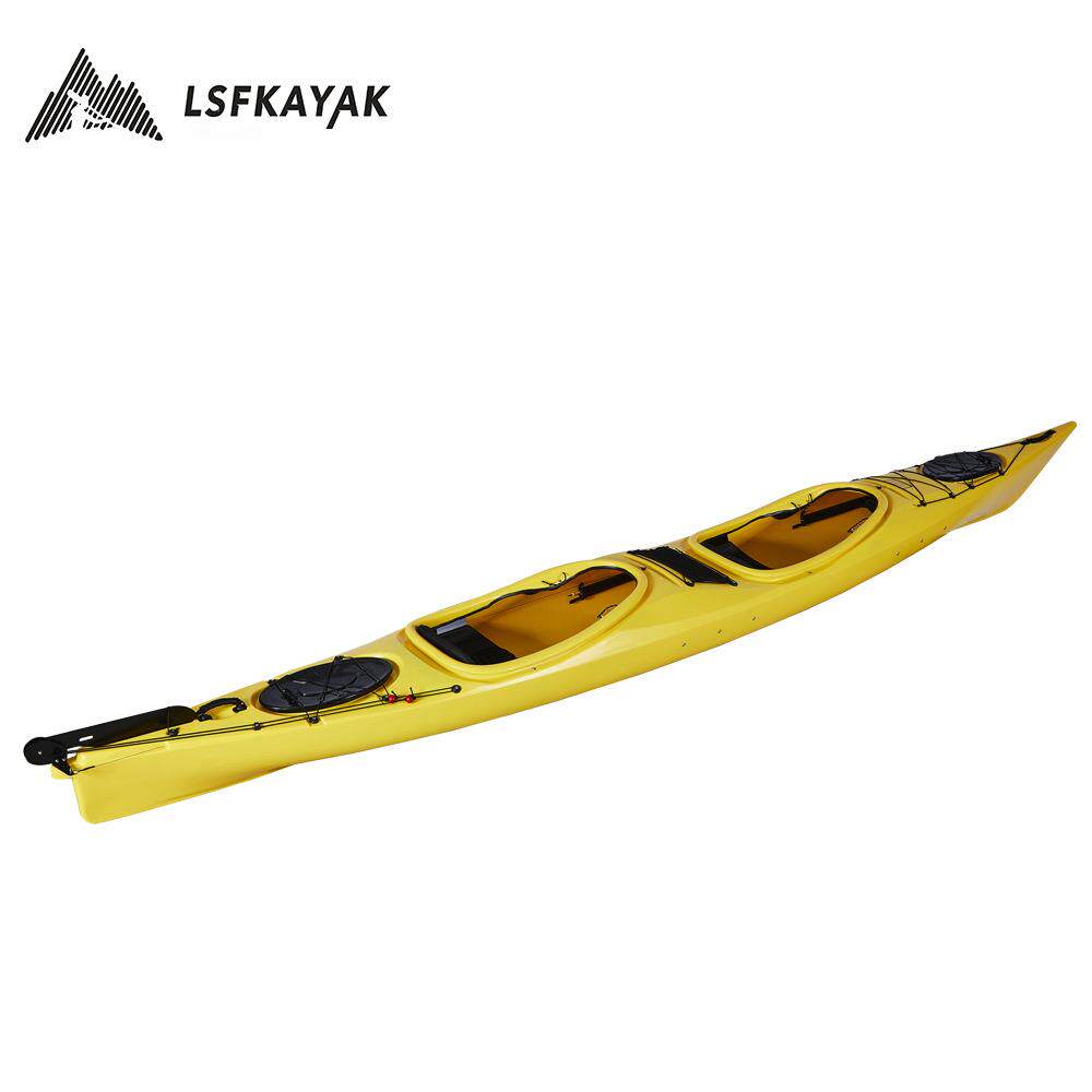 双人海洋舟 双人远洋舟 双人冲锋舟塑料海洋舟滚塑皮划艇塑料硬艇