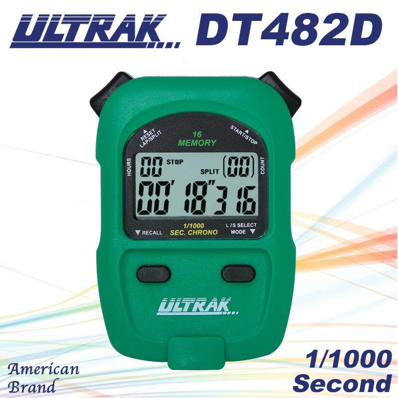 电子秒表DT482A定尔志ULTRAK奥赛克16道2排显示计时器千分一秒