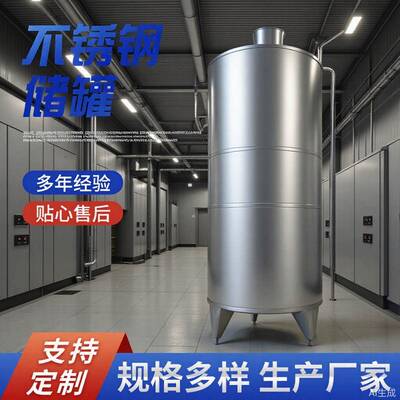 不锈钢储罐储酒罐储粮罐常温发酵罐饮料罐厂家搅拌罐厂家