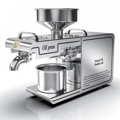 韩皇D01oilpressmachine榨油机英文家用菜籽油