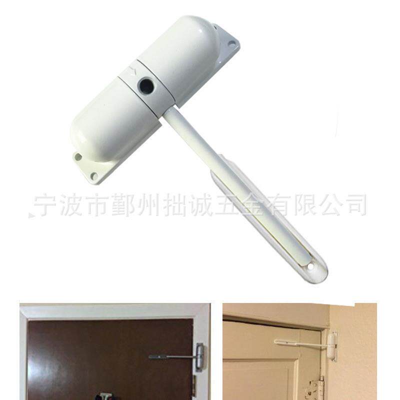 厂家直销 白色轨道弹簧自动闭门器 隐形关门器 安装方便