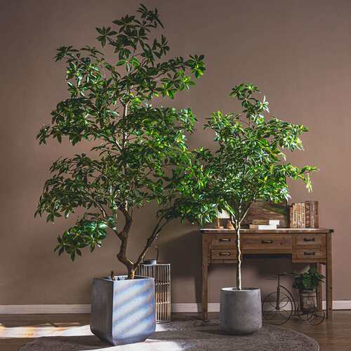 大型仿真植物马醉木吊钟盆栽造景室内客厅仿生绿植假树花家居