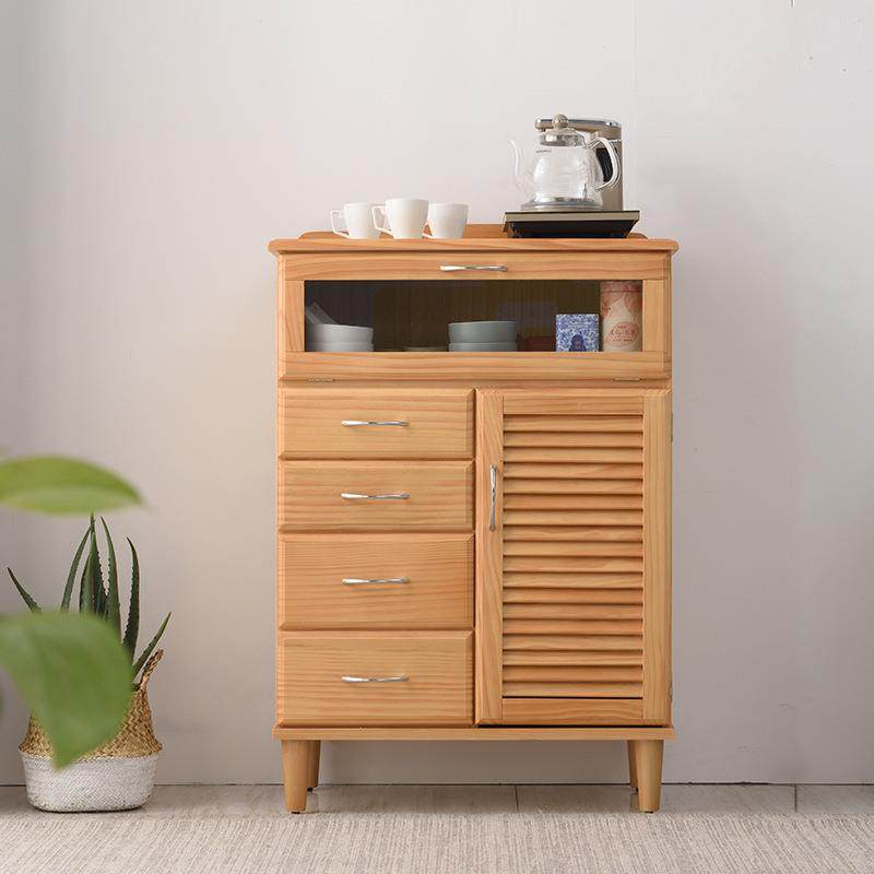 实木餐边柜带门木储物柜厨房收纳柜茶水柜碗柜桶装水饮水柜蔬菜柜