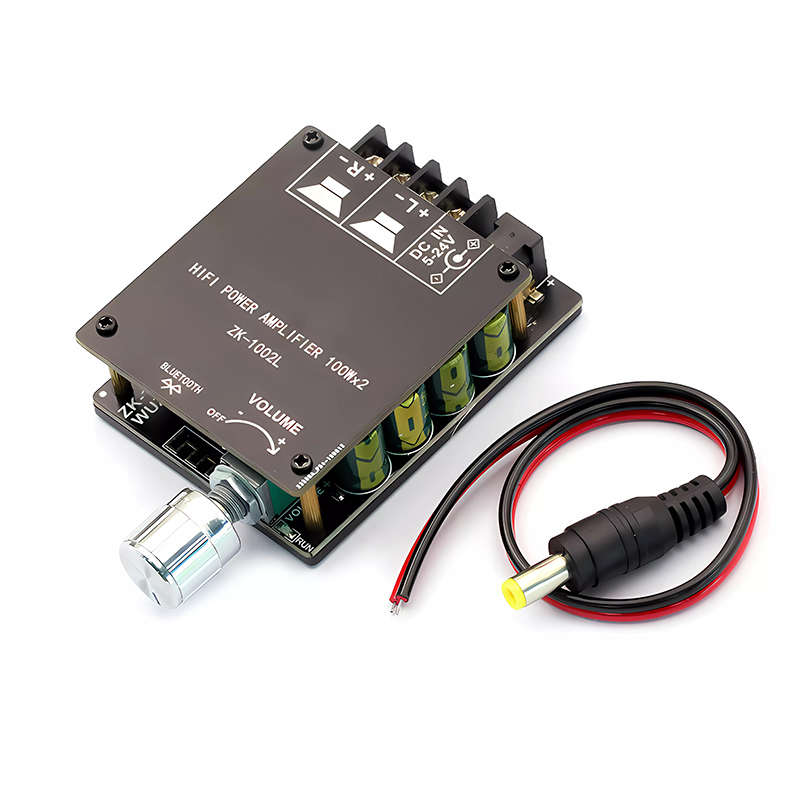 20W30W 50WX2蓝牙5.0数字功放板调节音量 502L功放模块5V12V24V