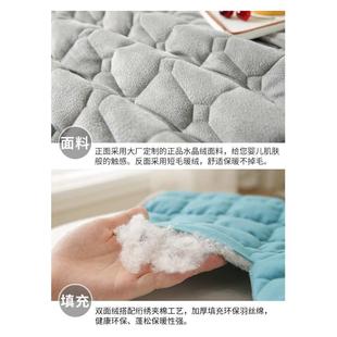 加厚烤火被被子正方形双面绒水晶绒电炉罩烤火罩加绒烤火桌子极凯