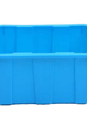 蓝色加厚614L水箱水产养鱼养龟周转箱塑料水箱封闭箱食品储存