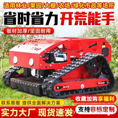 化割草机公园绿市混动力小型割BSR草机合农用遥控割草机农用政果